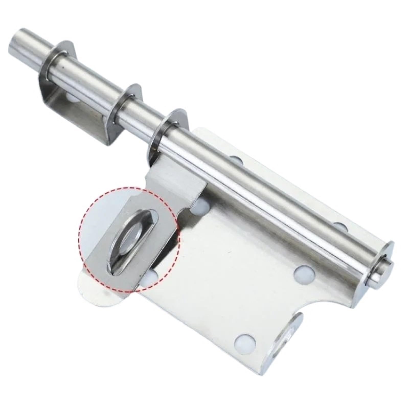 2pcs Solid Sliding Bolts Latch Hasp Door Home Hardware Gate Safety Toilet Lock for Door(Color 4)