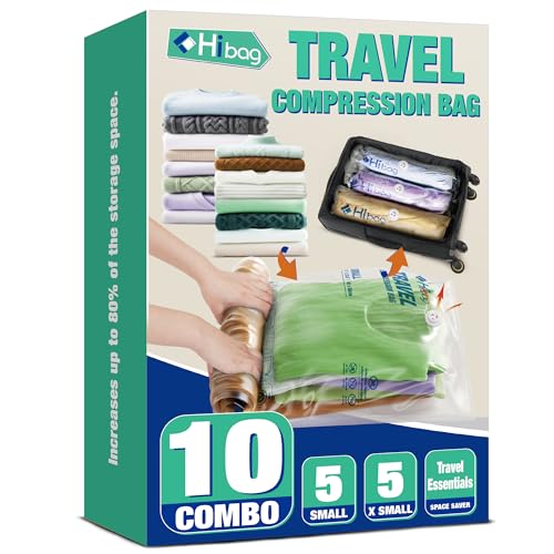Travel Zipper Storage Bags Travel Essentials Roll Up Compression Bags