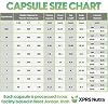 XPRS Nutra Size 00 Empty Capsules - 100 Count Clear Enteric Coated Empty Gelatin Capsules - Delayed Release Pills - DIY Capsule Filling - Pure Bovine Empty Enteric Gel Caps