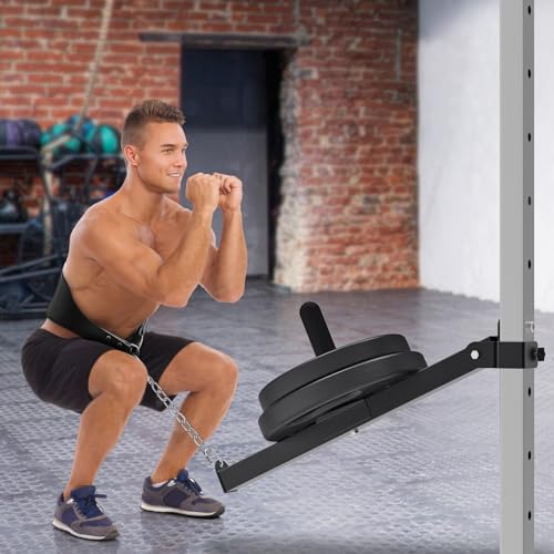 Image of Kipika Power Rack Attachment for 5 /8 inch & 1 inch Holes - Heavy Duty Home Gym Equipment for 2x2 or 3x3 Squat Rack, Adjustable and Easy to Install