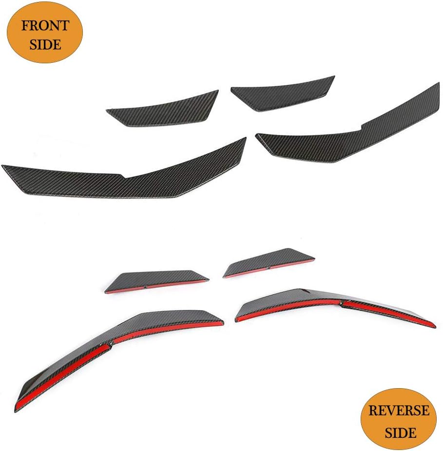 Front Bumper Vent fits Audi R8 V10 Gen 2 2Door Coupe Spyder Convertible 2016-2019 Factory Outlet Carbon Fiber CF Side Air Fender Scoop Spoiler Canard Winglets Splitter Cover Trims