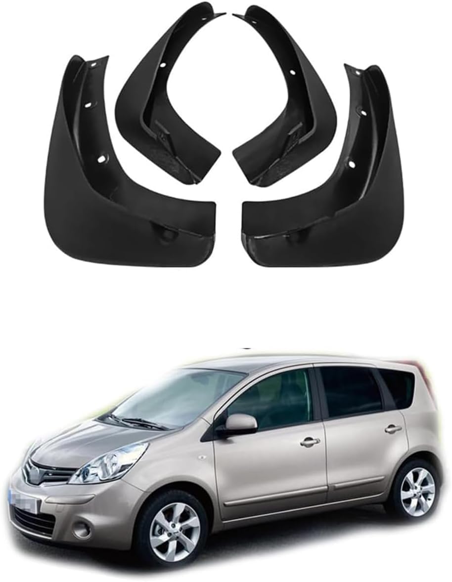 Guardabarros delanteros y traseros para Nissan Note E11, listos para rutas de invierno