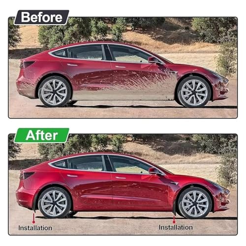 Guardabarros de coche para mantener limpio tu Tesla Model 3 Highland en tus viajes 4