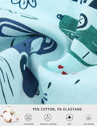 Kiench Little Boys' Boxer Briefs Cotton Kids Underwear 5-Pack3