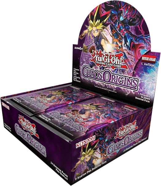 Chaos Origins Display - 24 Boosterpacks - Deutsche Version - OVP - mit MZTCGVisitenkarte Yugioh