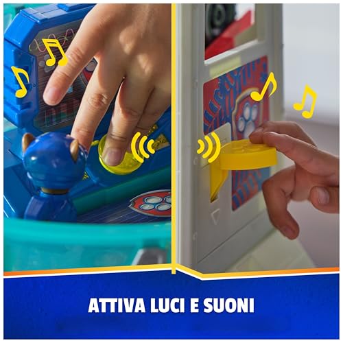 Foto Paw Patrol: Quartier Generale Superloop, con Luci, Suoni, Propulsore per Veicoli 5