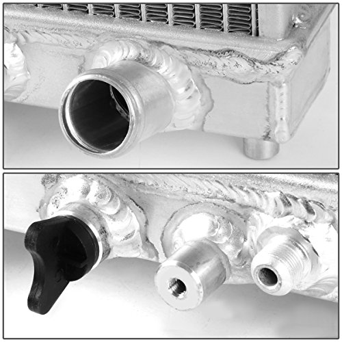 Full Aluminum 3-Row 60Mm Cooling Radiator Compatible With Civic 92-00 | Del Sol 93-97 | Integra 94-01, Automatic Or Manual Transmission, Ej Ek Eg Db Dc #TOP2