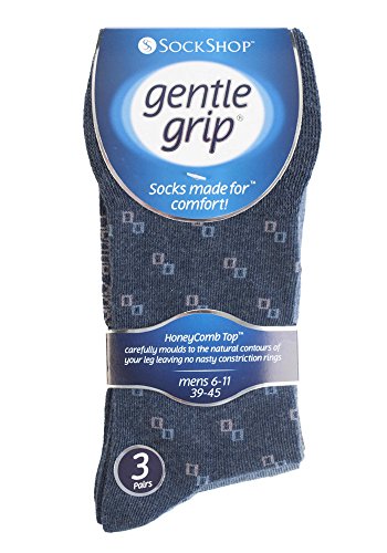 6 paia di calze da uomo senza elastico