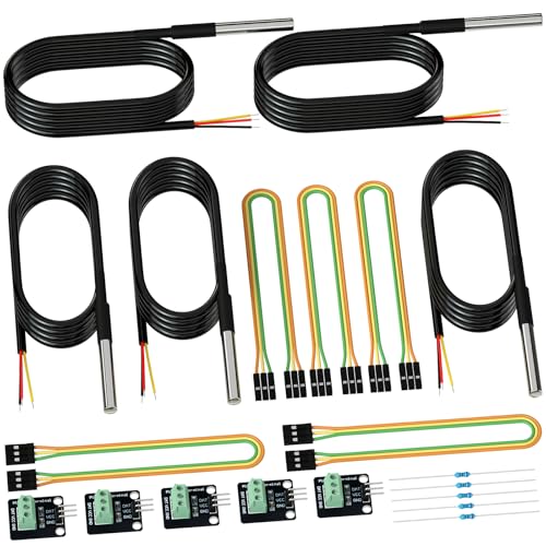 DROK hDS18B20 xZT[v[u 5pbN v[uA_v^[{[ht X烁X Wp[C 4.7KI[R Arduino Raspberry Pi DIYp