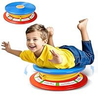 TERRAMUS Sensory Spinning Disc for kids, Swivel Chairs, Spinner Seats Toddler Sit and Spin Wobble Chair, Balance Toys,Autism Adhd Chairs, Play Equipment Relief Motion Sickness for Boys Girls 3+(Blue)