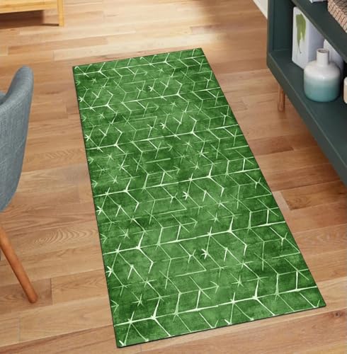 Alfombra para cocina lavable con base antideslizante y diseño abstracto moderno 2