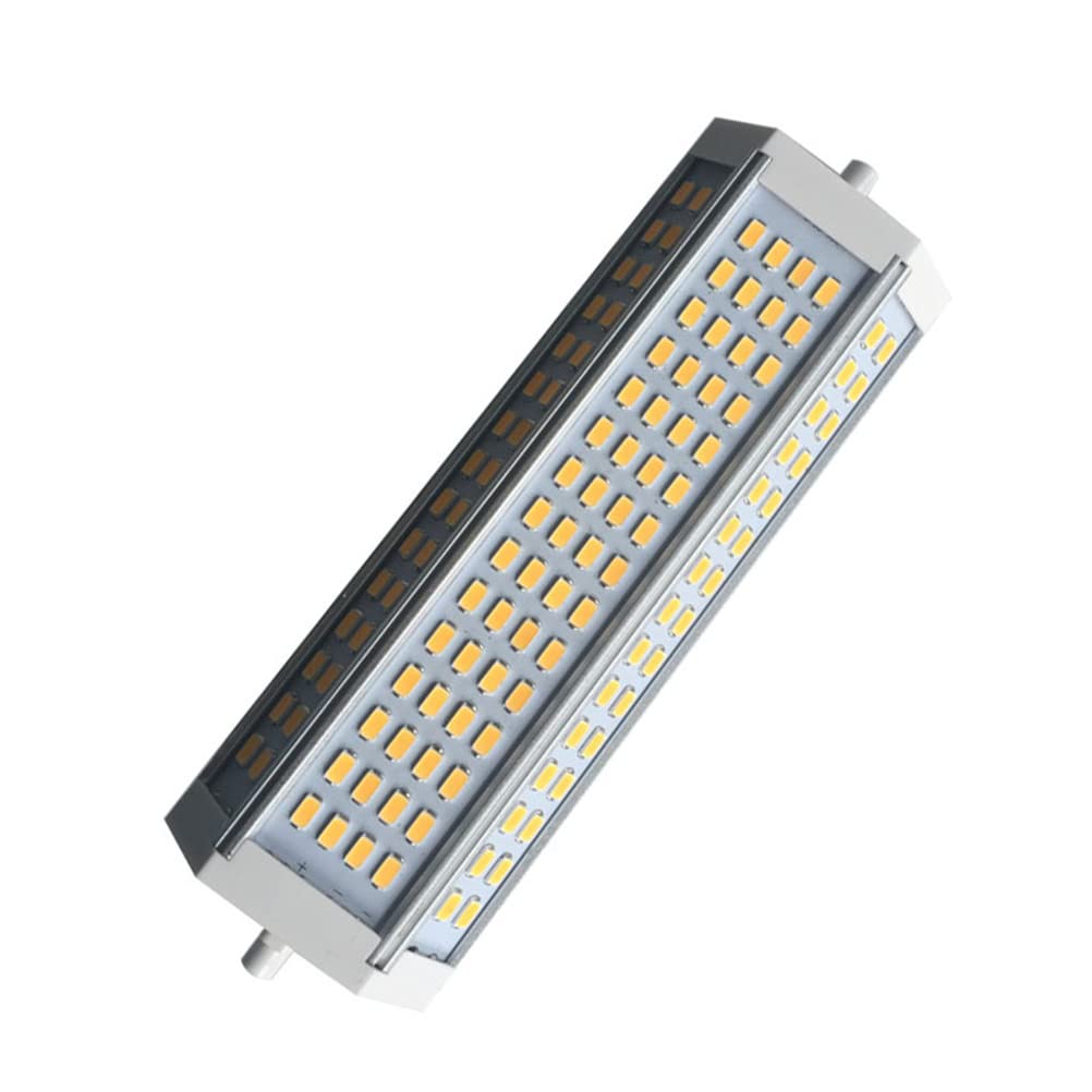 Bombilla LED de 50 W, R7S, luz cálida Regulable, 189 mm, LED Tipo maíz de Alto Brillo, SMD 5630, reemplaza Bombillas halógenas de 500 W, Foco de luz, Bombilla R7S de dobl