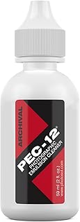 PEC-12 Photographic Emulsion Cleaner - Fluid for Removal of Non-Water Based Stain, Grease & Ink from Emulsions and Bases - Photographers Choice for Cleaning 35mm Film, Photo Negative, B&W Slide with Dropper Tip