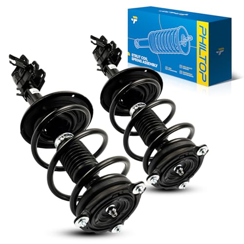 Image of PHILTOP Front Complete Struts Shocks Assembly Shocks Absorbers 172606 /172607 Compatible with 2009-2010 Nissan Murano