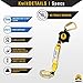 KwikSafety (Charlotte, NC) COBRA 6’ Web Self Retracting Lifeline (NO TANGLE) Class A ANSI OSHA External Shock Absorber Retractable Fall Protection Safety Yoyo Roofing Construction Fall Arrest Gear