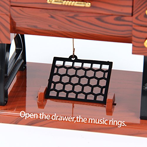 Image of Vintage Music Box Mini Sewing Machine Mechanical Toy Home Table Decoration Gift