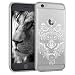 Produktbild kwmobile Hülle kompatibel mit Apple iPhone 6 / 6S - Handyhülle - Handy Case Wolf Ethno Weiß Transparent