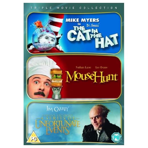 Katt i hatten/musjakt/serie av olyckliga evenemang trippelförpackning [DVD]