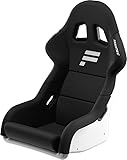 FANATEC ClubSport GT Sim Racing Cockpit-Sitzt – Festigkeit und Steifheit, Schale Faserverstärktem, Atmungsaktivem Stoff, Lendenstütze – Weiß