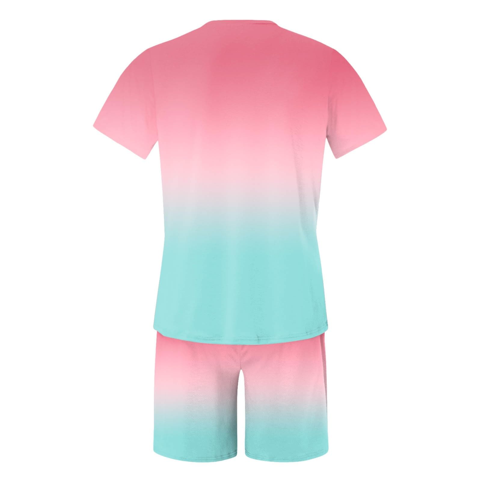 Generico Tuta Estiva da Uomo, 2 Pezzi, a Maniche Corte, per Lo Sport, Casual, Spiaggia, Jogging, Girocollo, Il Tempo Libero Traspirante Fitness Completi Sportivo