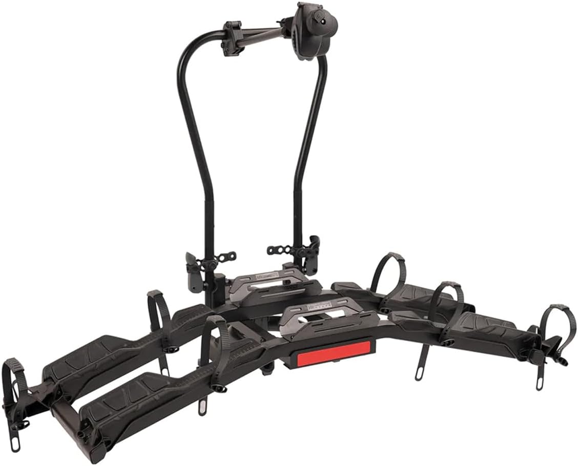 Hollywood Racks Vacation spot E Hitch Bike Rack with Ramp for two Bikes as much as 70 lbs Every – Safe, Lockable Electrical Bike Rack – Premium, Foldable Bicycle Automotive Racks for Normal or E-Bikes