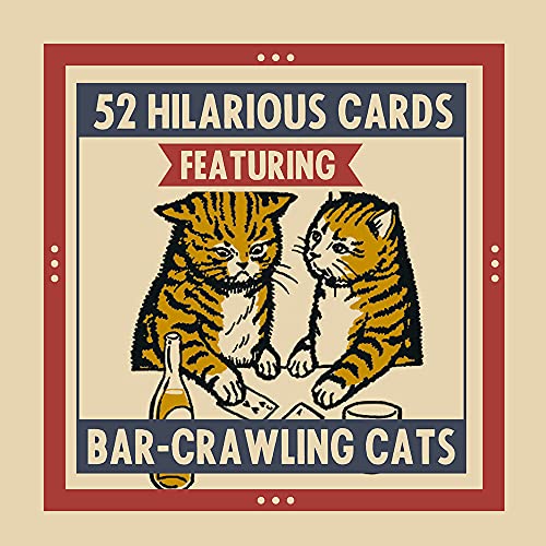 Baraja de Cartas Last Call Cats Azul miniatura 2