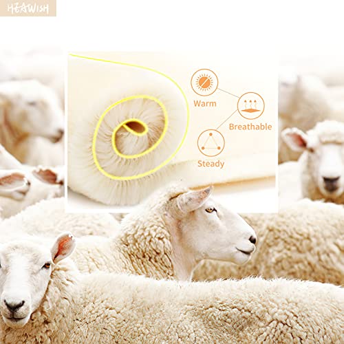 HEAWISH Women’s Winter Snow Boot Fur Lined Mid Calf Warm Boots4