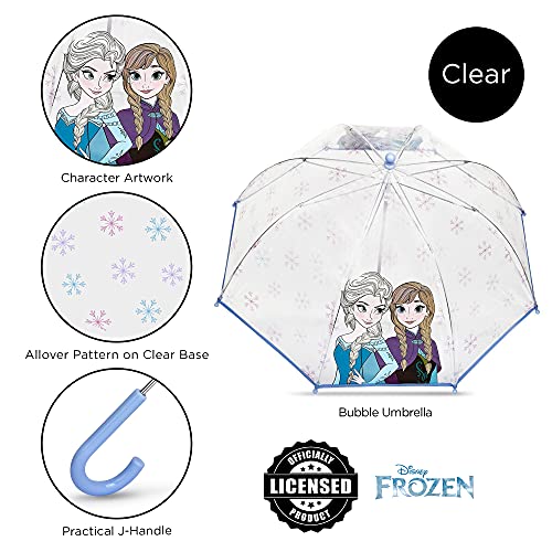 Abg Accessories CLEARGIRL Abg Girls Kids Clear For Rain Girl'S, Transparent With An Easy Grip Handle, Dome Windproof, Bubble Umbrella thumb #3