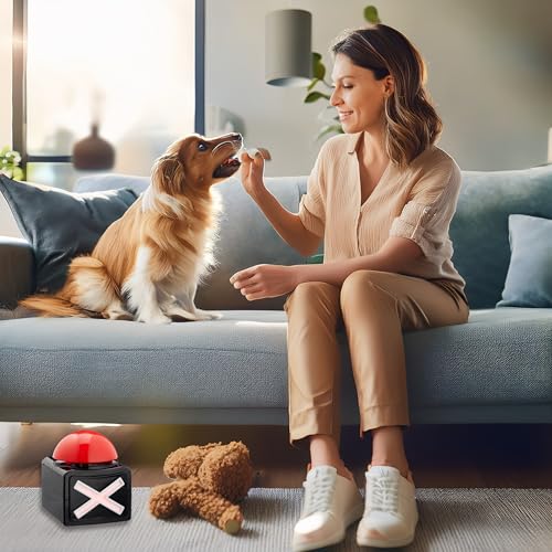 Cepewa Buzzer | für Pause oder Games | mit Sound und Licht | Quizbuzzer | batteriebetrieben