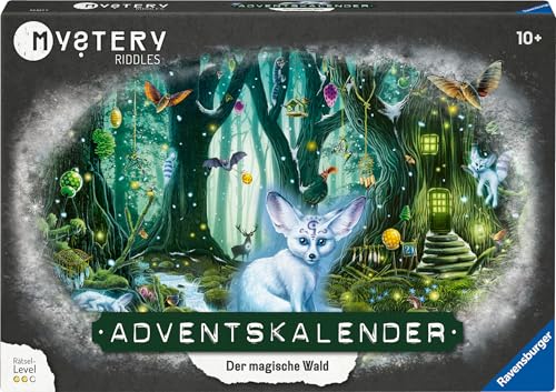 Ravensburger 23627 - Mystery Adventskalender - Der magische Wald - 24 Rätsel für EXIT-Begeisterte ab 10 Jahren