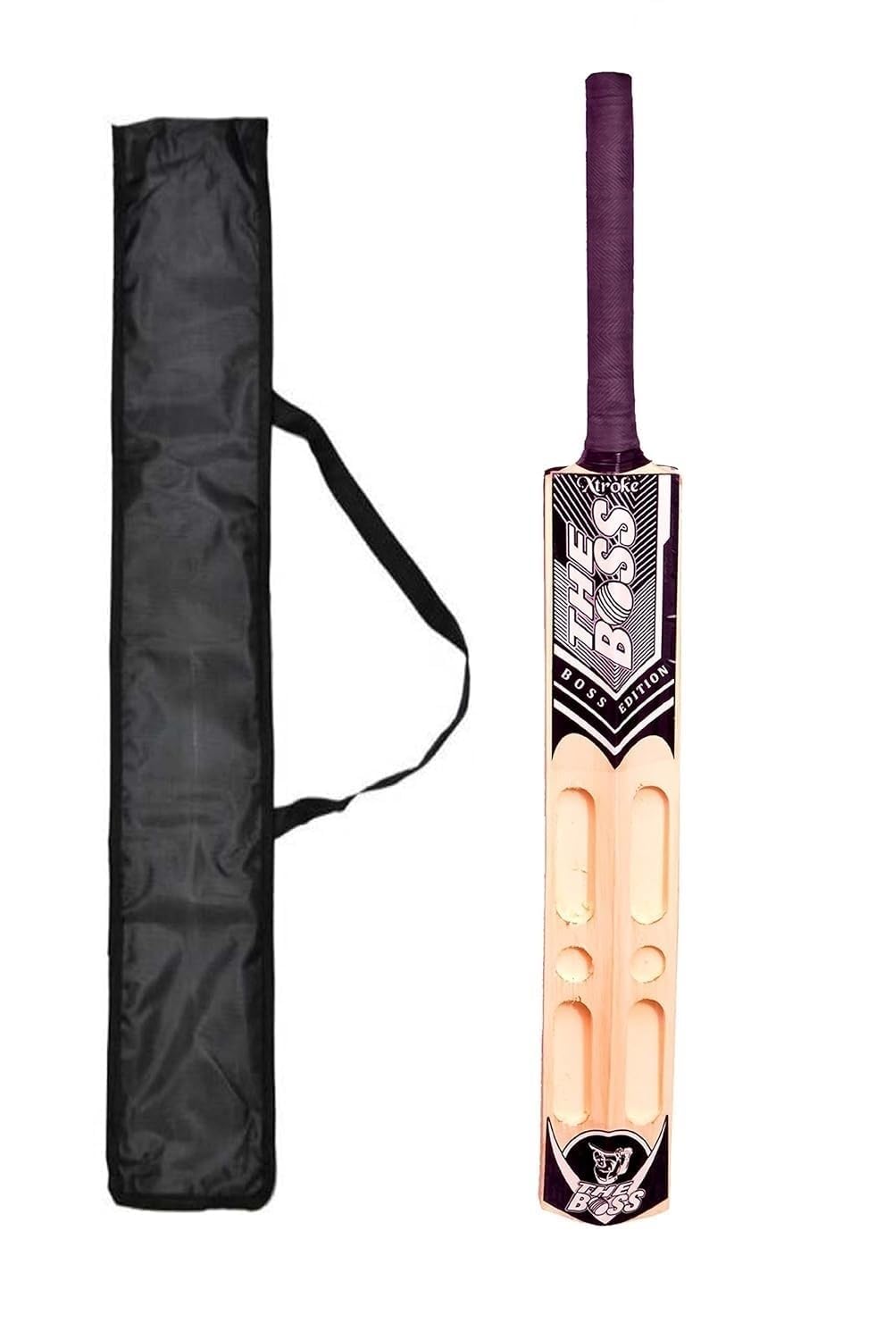 XTROKE The BOSS Scoop Edition Popular Willow Premium Cricket Bat with Bat Cover for Mans & Adult, Advance Play All Tennis Ball, Gully Cricket, Tournament Match (Size Full) (B0CQ547QGJ) Amazon Price History, Amazon Price Tracker