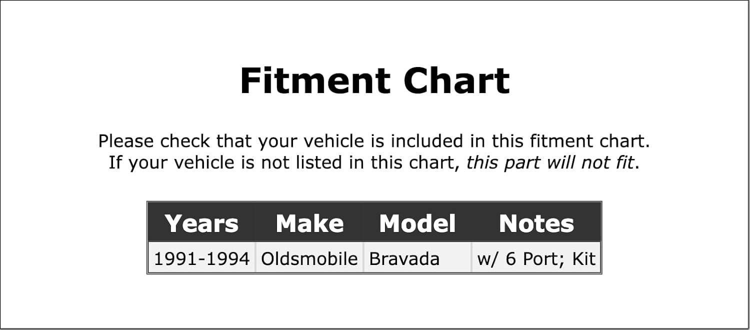 Fuel Tank Selector Valve Compatible With Oldsmobile Bravada 1994 1993 1992 1991 P-2175934