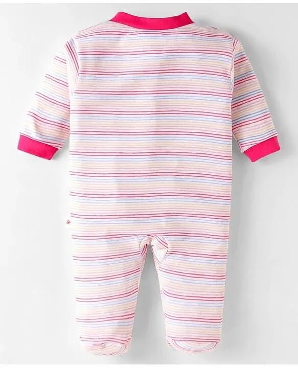 Image of New Born Baby 100% Cotton Rompers for Sleepsuits Jumpsuit Night Suits for Baby Boys & Girls |Onesies| Infant Clothes Pack of 3