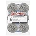 Spontex Specialist Edelstahl-Scheuerschw&auml;mme | XL | Robuste Metallscheuerschw&auml;mme f&uuml;r professionelle Reinigung, Fettentfernung und Geschirrschrubben | 6er-Pack