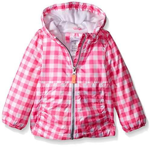 Carter's Girls' Baby Girls Gingham Fleece Lined Midweight Jacket
