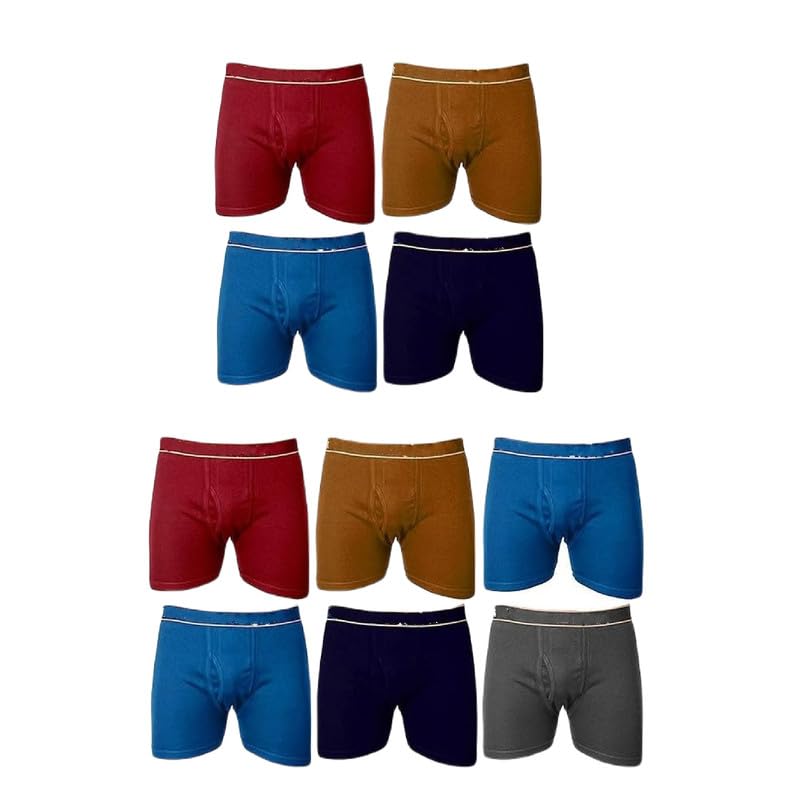 innero Men's Underwear, Long Trunk for Men, Multicolor Outer Elastic-picture-19