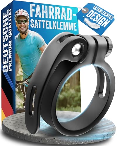 Liebdorf® Fahrrad Sattelklemme mit Schnellspanner - 31,8 und...