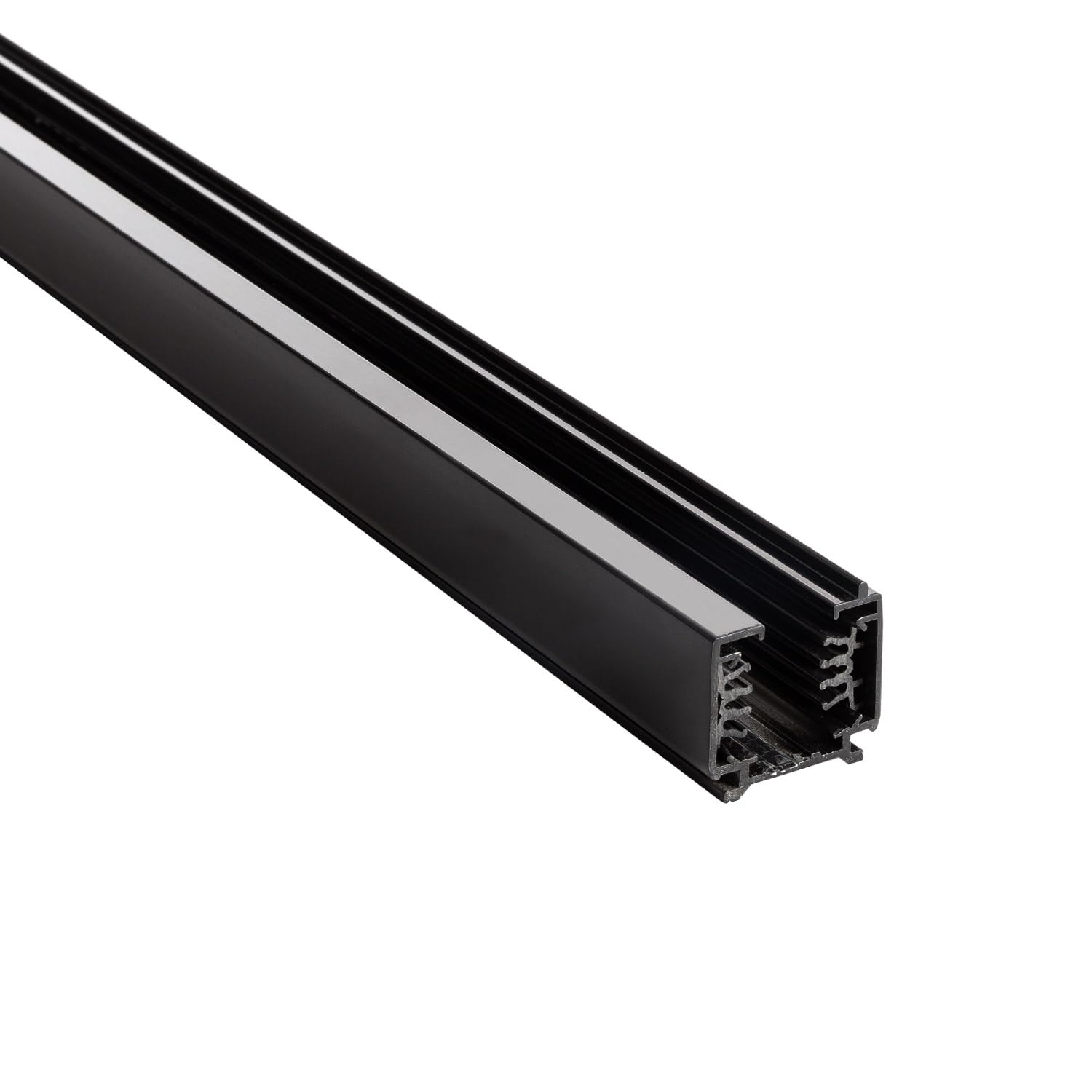 LEDKIA Carril Trifásico DALI para Focos LED 2 Metros Negro