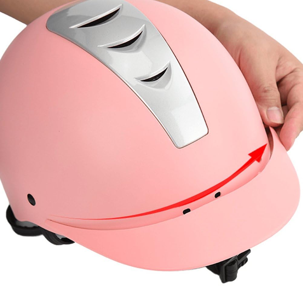 Casco Equitazione Casco Sportivo Equitazione Copricapo di Sicurezza Equestre Equipaggiamento Protettivo Equestre per Bambini Cavalieri Equestri