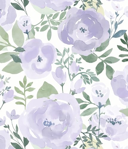 Orainege Peony Floral Wallpaper Peel and Stick Wallpaper Self Adhesive