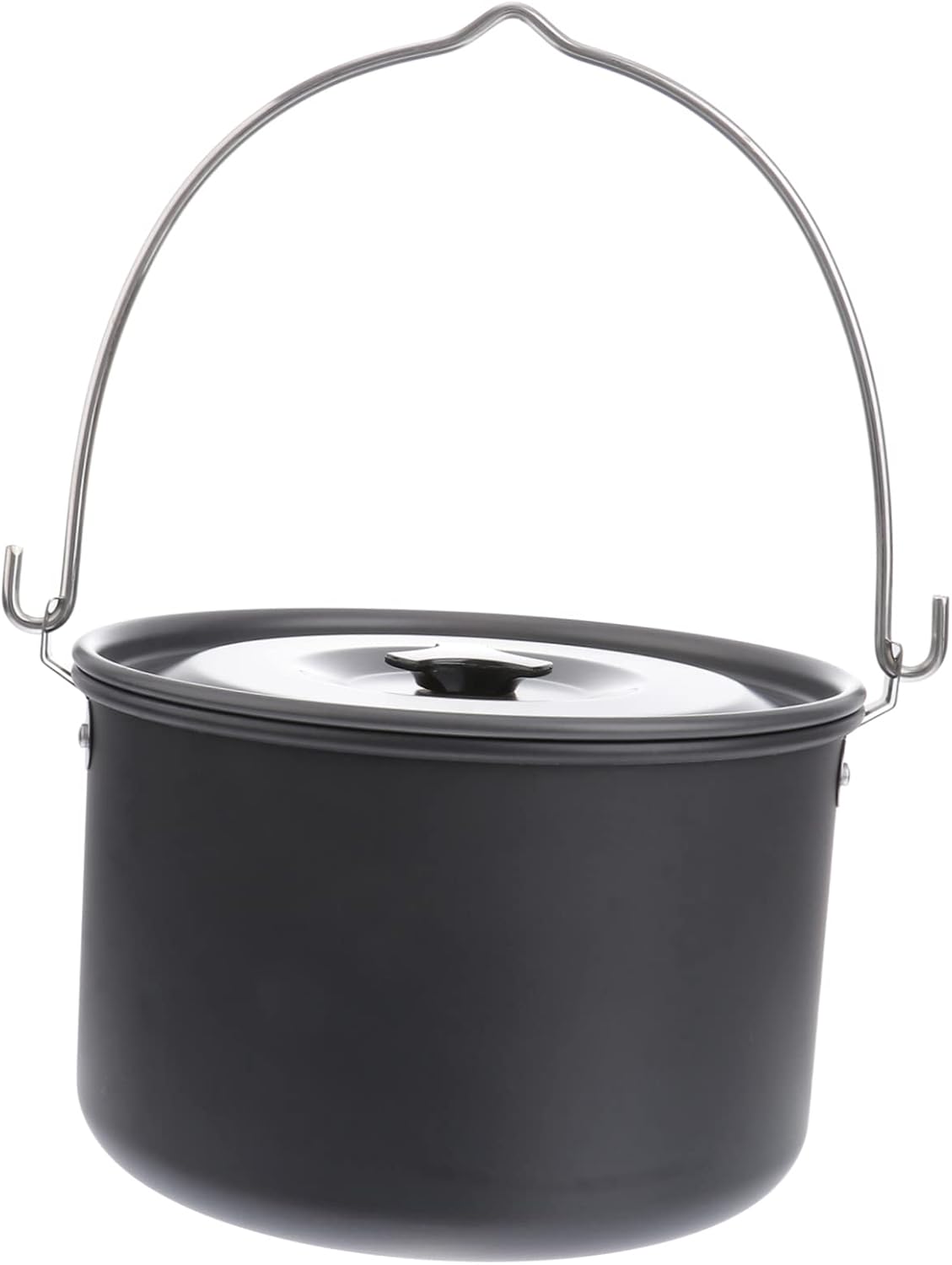 HANABASS Aluminum Camping Pot Non-stick Picnic Cookware Hiking Cook for People Outdoor Cookware Safe Healthy Cooking