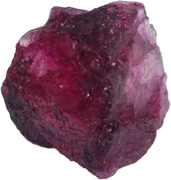 GEMHUB Loose Gemstones Beads Natural Crystals And Healing Stones 22 Carats Raw Rough Ruby Healing Crystals For Jewelry Making