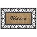 Achim Home Furnishings WRM1830FL6 Fleur De Lis Wrought Iron Rubber Door Mat, 18 by 30"