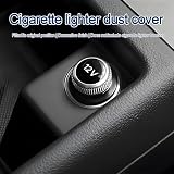 Uniwersalna nasadka do zapalniczki 12 V kompatybilna z Audi A3 A4 A6 A7 A8 - zapasowa osłona ochronna modeli 4H0919311 8W0919311, czarna (1 sztuka)
