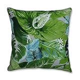 Pillow Perfect Lush Leaf Jungle Floor Pillow