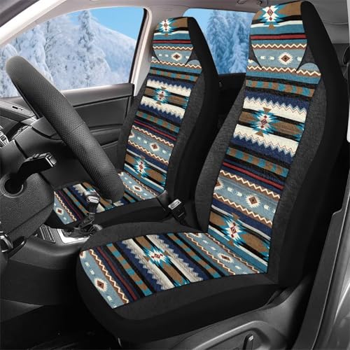 Couvre sieges 52x138cm géométrie tribale pour housse de sieges auto confort de berline
