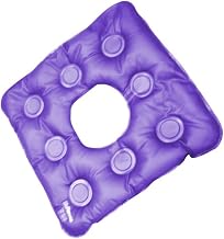 Assento Caixa de Ovo Quadrado em Gel com Orificio 103-43, Bioflorence