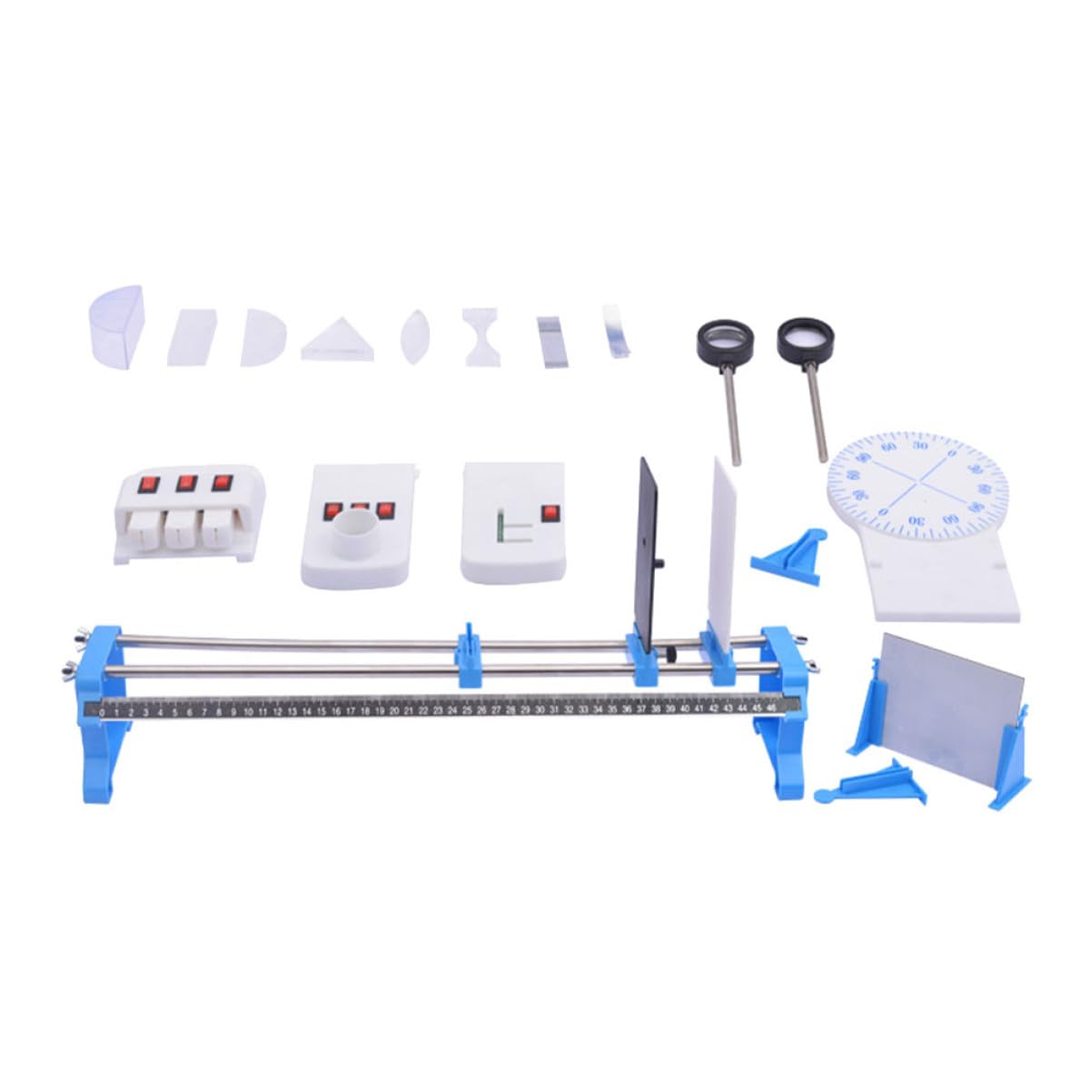 Kit de Aprendizaje de Luz 1 Juego de Plástico para Experimentos de Física | Herramienta de Experimentación de Luz, Equipo de Experimentación Estudiantil, Decoración Colegio