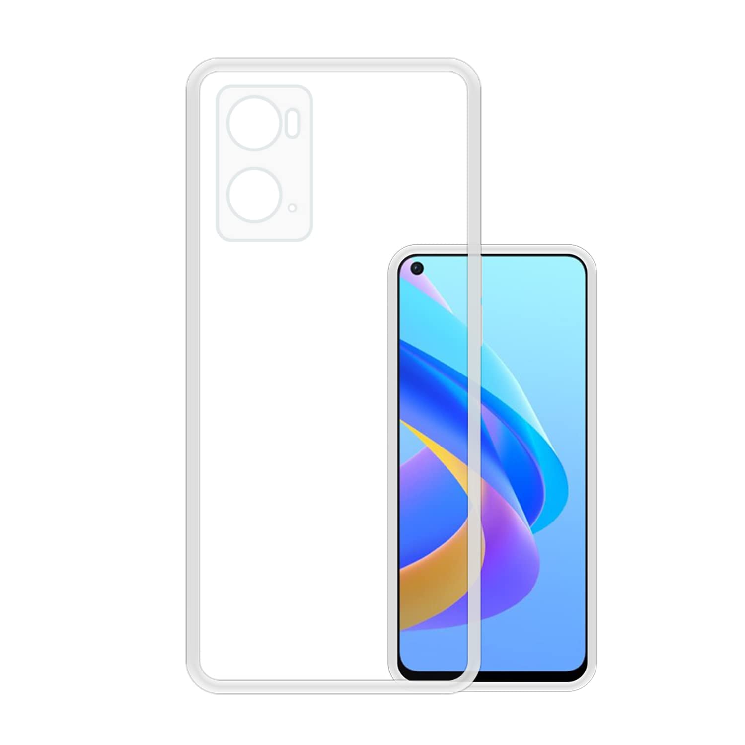 VIDO Transparent Back Case Cover for Oppo A76 / Oppo A96 (Soft & Flexible & Camera Protection Back Case) (B09WKK55B9) Amazon Price History, Amazon Price Tracker