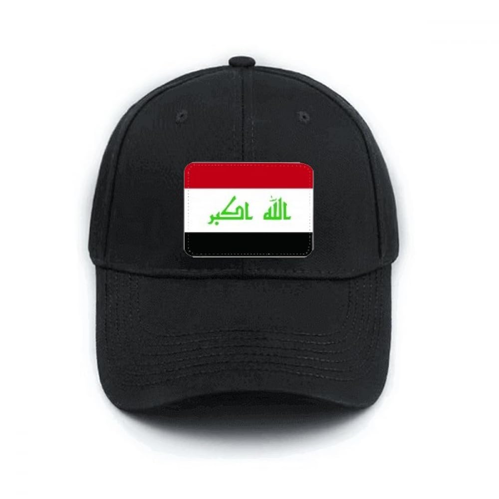 Casquette de baseball noire réglable avec drapeau asiat, coton confort - 4